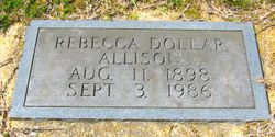Rebecca <I>Dollar</I> Allison 