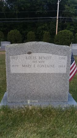Mary E <I>Fontaine</I> Benoit 