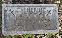 Catherine <I>Froehlin</I> Abegg 