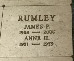 Anne <I>Hildebrand</I> Rumley 
