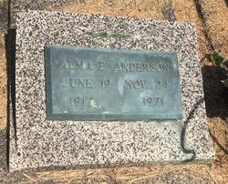 Alma E. <I>Summers</I> Anderson 