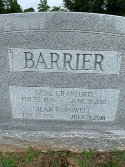 Gene Cranford Barrier 