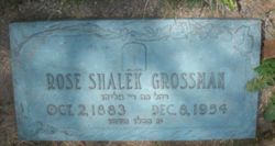 Rose “Rosie” <I>Shalek</I> Grossman 