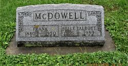Edith Belle <I>Talbott</I> McDowell 