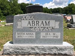 Ruth Anna <I>Stone</I> Abram 