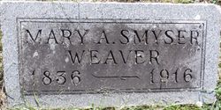 Mary Ann <I>Smyser</I> Weaver 