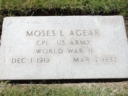 Moses L Agear 