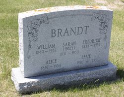 Sarah <I>Hoey</I> Brandt 