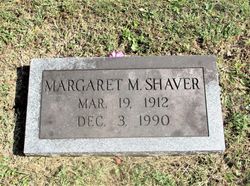 Margaret Mary <I>Lombard</I> Shaver 