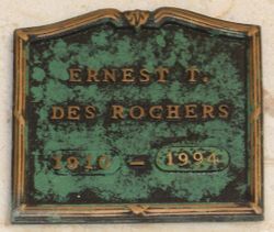 Ernest Telesphore Des Rochers 