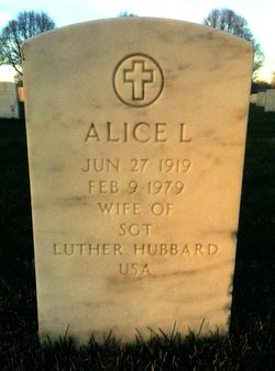Alice L Hubbard 