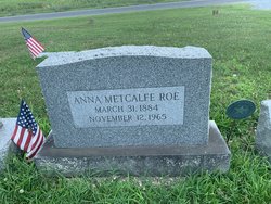 Anna Jane Trales <I>Metcalfe</I> Roe 