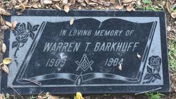 Warren Turner Barkhuff 