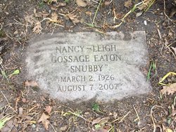 Nancy Leigh “Snubby” <I>Gossage</I> Eaton 