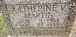 Katherine V <I>Crow</I> Martin 