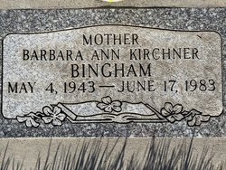 Barbara Ann <I>Kirchner</I> Bingham 