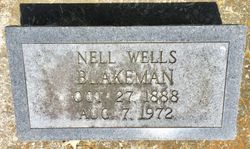 Nell <I>Wells</I> Blakeman 