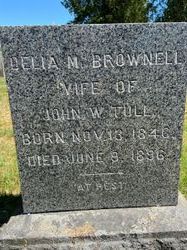 Delia M <I>Brownell</I> Tull 