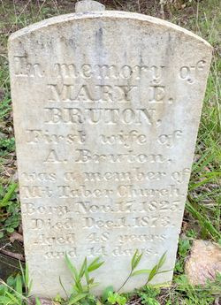 Mary Elmira <I>Carruth</I> Bruton 