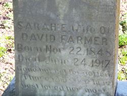Sarah E <I>Stroud</I> Farmer 