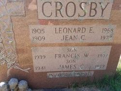 Leonard E Crosby 