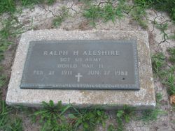 Sgt Ralph Harold Aleshire 
