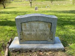 Ophelia E. <I>Bolden</I> Thomas 