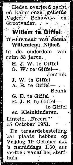 Willem te Giffel 