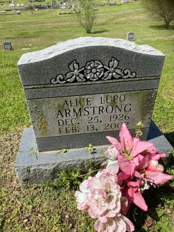Alice <I>Lupo</I> Armstrong 