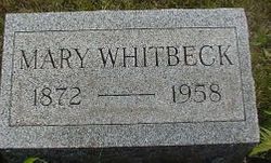 Mary Ann <I>Anderson</I> Whitbeck 