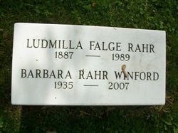 Barbara <I>Rahr</I> Winford 