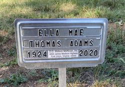 Ella Mae <I>Thomas</I> Adams 