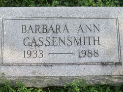 Barbara Ann Gassensmith 