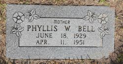 Phyllis Willie Mae <I>Washington</I> Bell 