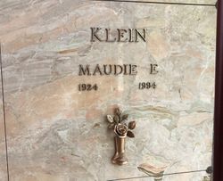 Maudie E <I>Burd</I> Klein 
