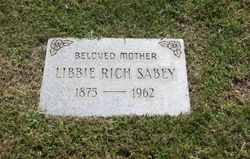 Libby Jane <I>Rich</I> Sabey 