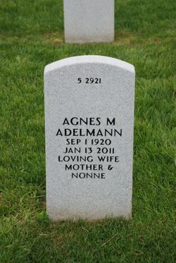 Agnes M “Babe” Adelmann 