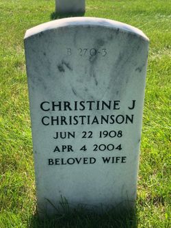 Christine J Christianson 