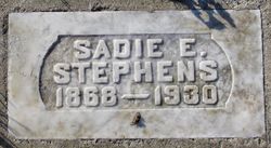 Sadie E. Stephens 