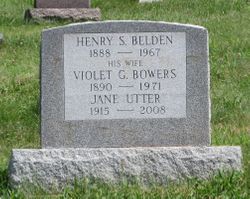 Violet G <I>Bowers</I> Belden 