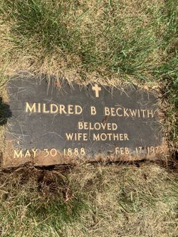 Mildred L. <I>Bissell</I> Beckwith 