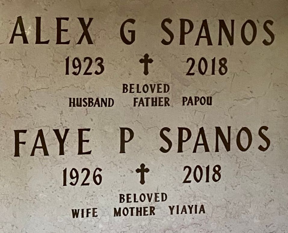 Alexander Gus “Alex” Spanos (1923-2018) - Mémorial Find a Grave