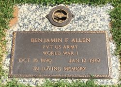 Benjamin F Allen 
