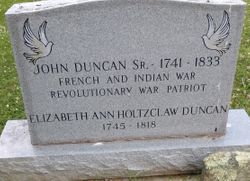 Elizabeth <I>Holtzclaw</I> Duncan 