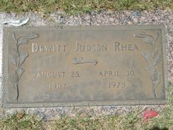 Dewitt Judson Rhea 
