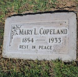 Mary L <I>Mesner</I> Copeland 