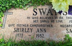 Shirley A. <I>Widergren</I> Swanson 