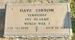 Pvt J. Dave Gibson 