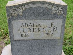 Abigail F. <I>Allen</I> Alderson 