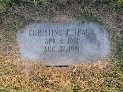 Christi “Christine” <I>Fillippinie</I> Leach 